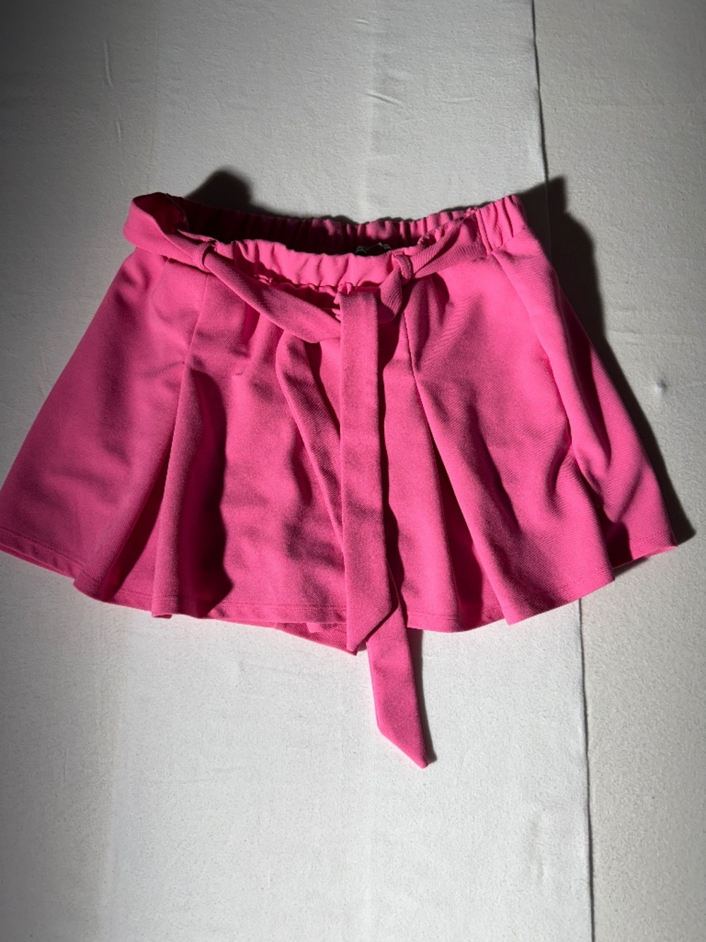 Haute Monde Pink Tie Waist Skort Size L